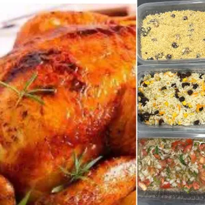 COMBO FRANGO ASSADO COM PORÇÕES