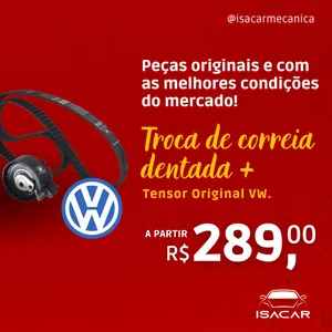 Troca de Correia Dentada + Tensor Original VW