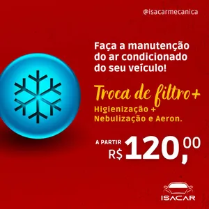 Troca de Filtro + Higienização + Nebulização e Aeron