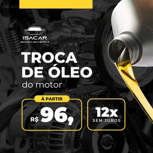 Troca de Óleo do Motor