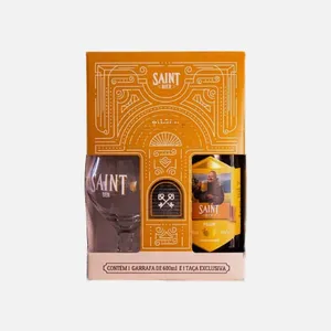 Kit Taça + Cerveja Pilsen 600ml Saint Bier 2un