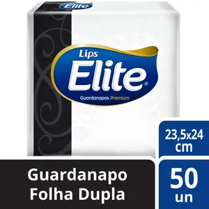 Guardanapo De Papel Lips Elite 24X23.5 Com 50 Unidades