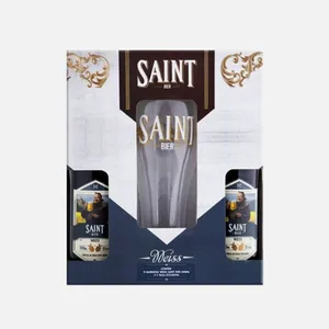 Kit Cerveja com 2 Saint Bier Weiss e Taça Weiss 500ml