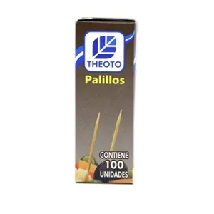 Palito De Dente 100 Unidades Theoto