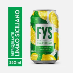 Refrigerante Limão Siciliano Fys Lata 350ml