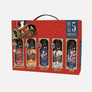 Kit Cerveja Dama Bier Long Necks 5 Garrafas 355ml