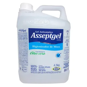 Alcool Gel Asseptgel Cristal 4.3Kg