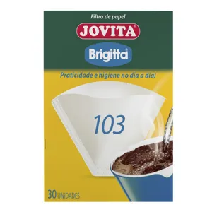 Filtro De Papel Brigitta Jovita 103 Caixa 30 Unidades
