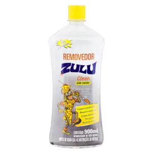 Removedor Uso Geral Clean Sem Cheiro Zulu Frasco 900Ml