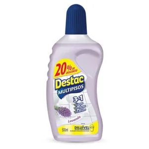 Limpador Destac Para Pisos Com Brilho Lavanda Com 20 % De Desconto 500Ml