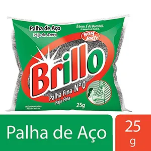 Esponja Aço Fina Nº 0 Brillo 25G