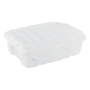Caixa Organizadora Branca Baixa 26 5L Plasátil Gran Box