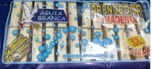 Prendedor Roupa Águia Branca Gigante Mad Com 12