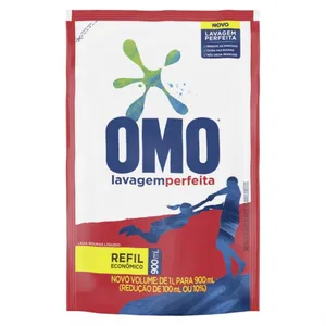 Sabão Líquido Omo Lavagem Perfeita Refil 900 Ml