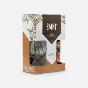 Kit Taça Saint Bier + Cerveja Belgian Golden Ale Garrafa 600ml