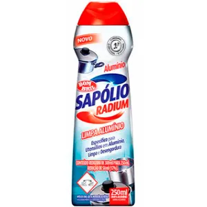 Sapon Cremoso Limpa Alumínio Sapólio Radium Squeeze 250Ml