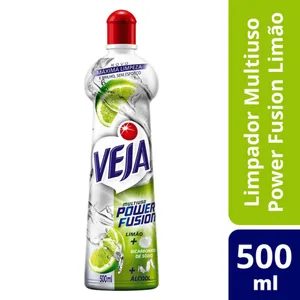 Limpador Multiuso Limão Veja Power Fusion Frasco 500Ml