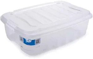 Caixa 13 L Com Trava Plasútil Incolor