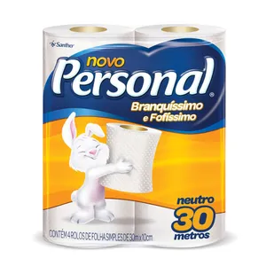 Papel Higiênico Folha Simples Personal Com 4 Neutro