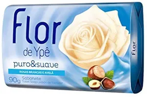 Sabonete Em Barra Suave Flor De Puro E Suave 90G Ypê Azul